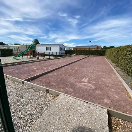 Location Mobil-home Picasso , En Normandie Seine-maritime Pour Particuliers Et Famille, De 4 A 5 Personnes, Dans Un Camping En Terrain Prive, Calme, Cloture, Avec Chalet En Option, Vous Belle Terrasse, Et Grande * Biville-sur-Mer